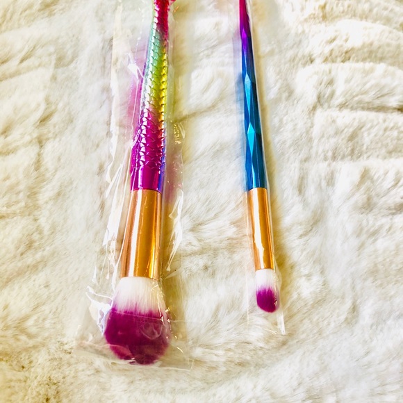 Mermaid Other - “Just In” Two Mermaid Makeup Brushes NWT